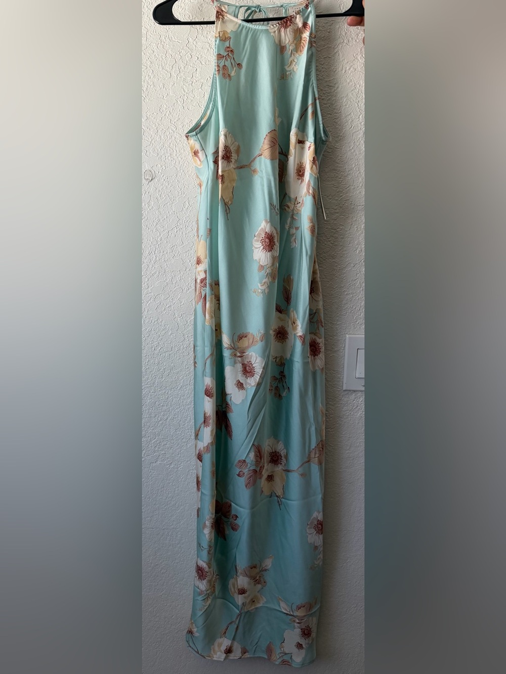 a new day Mint Floral Maxi Dress
